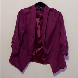 Torrid Plum purple blazer size 1